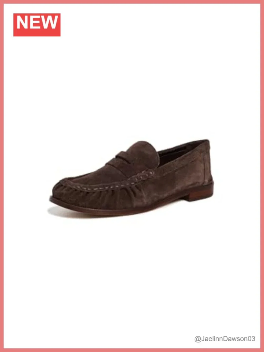 Women's Suede Moc Toe Loafers Slip On Penny Strap